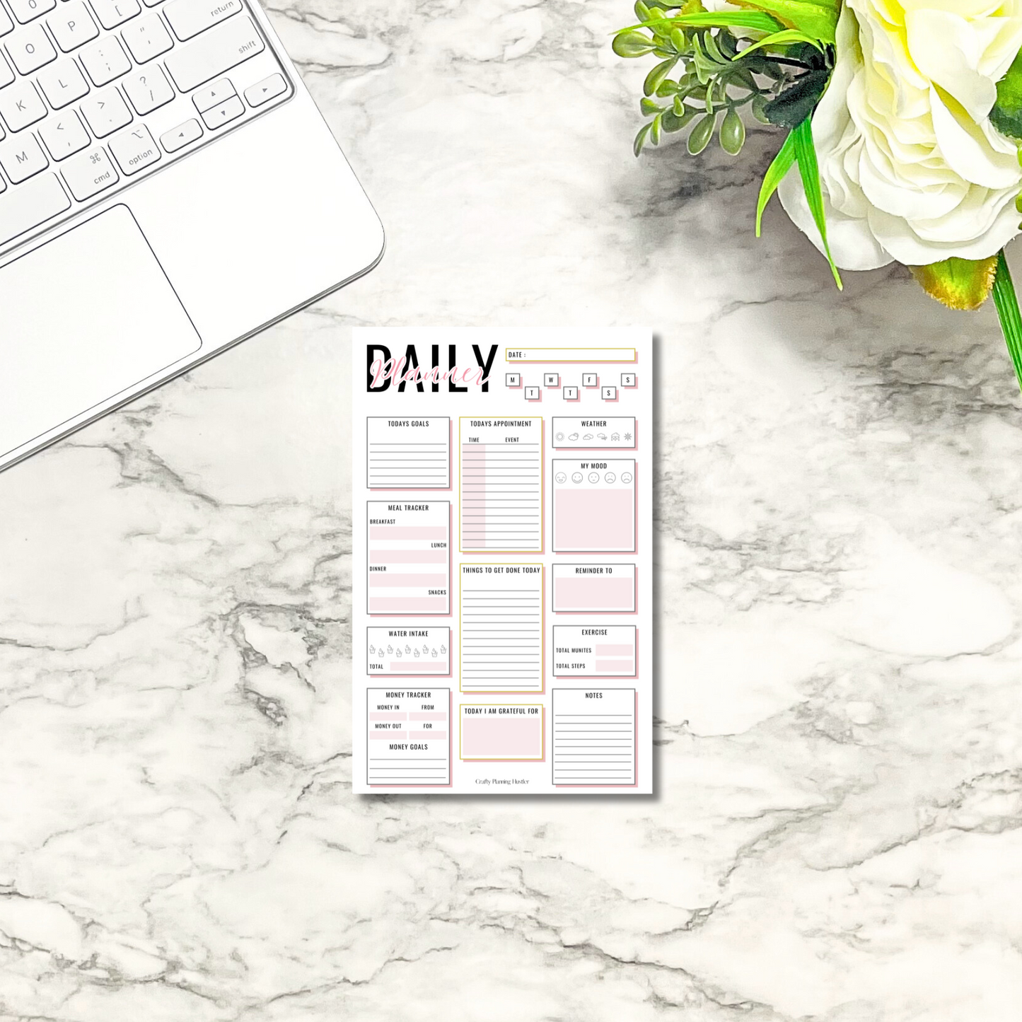 Daily Balance - Double Sided Notepad