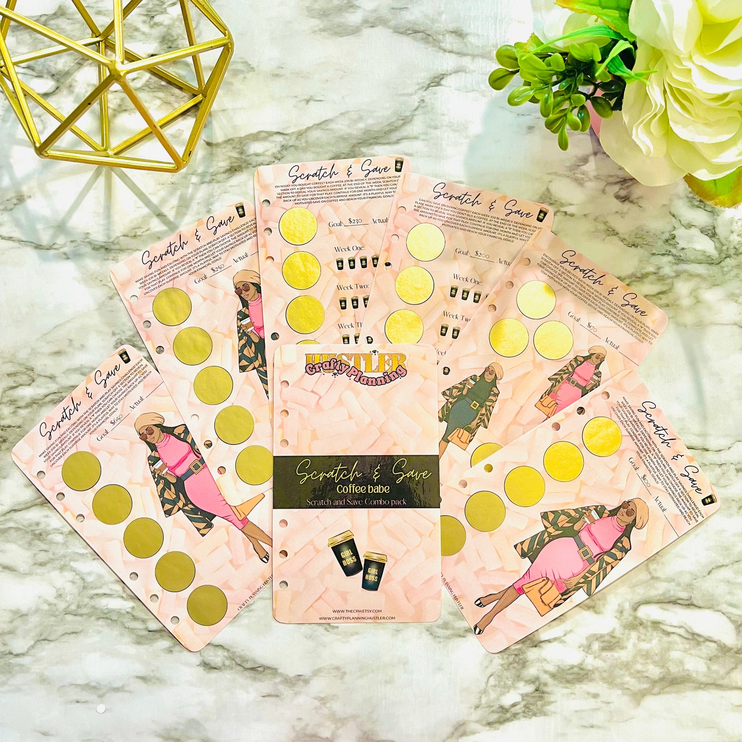 Scratch & Save - Savings Challenge Binder