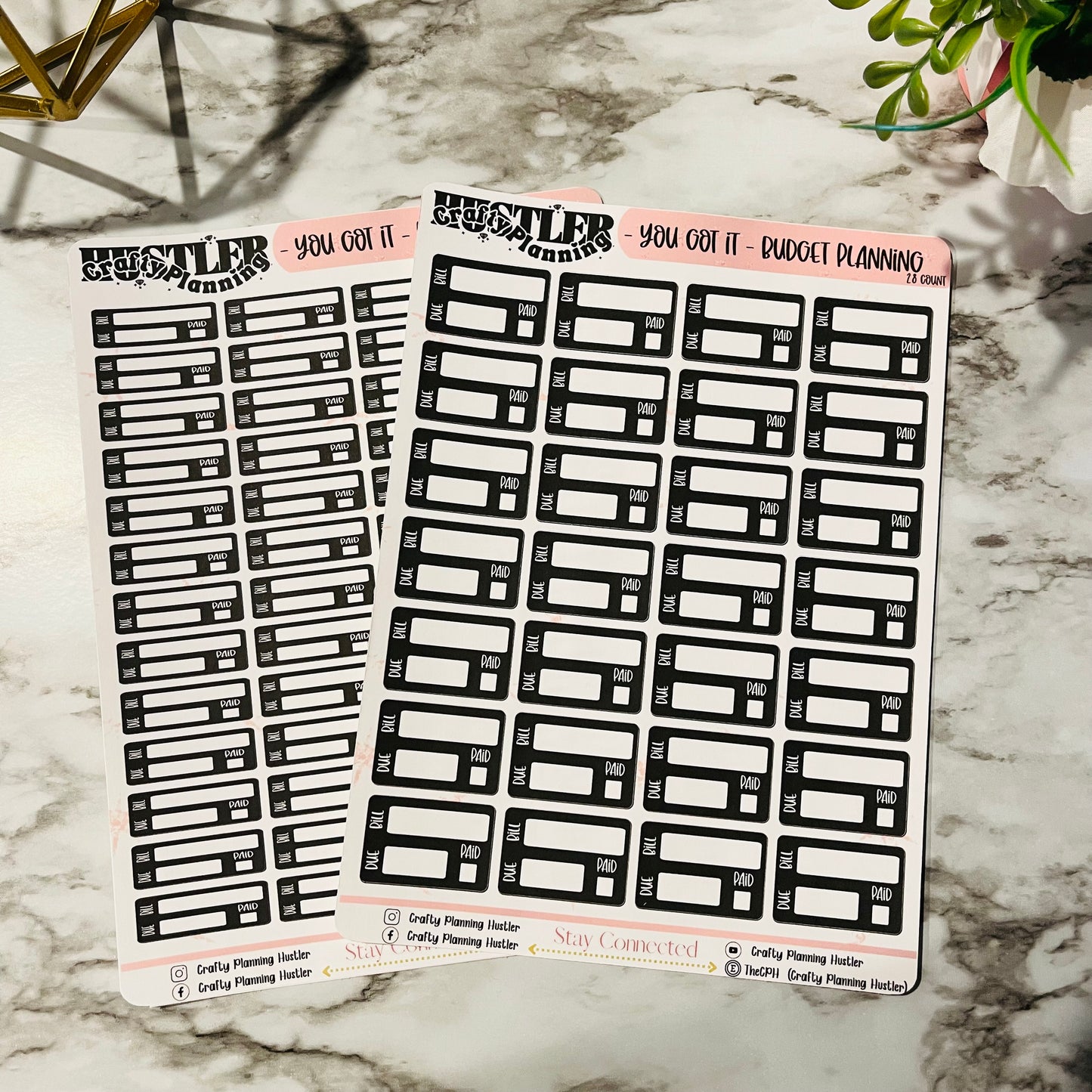 Script It - Budget Sticker Sheet Combo