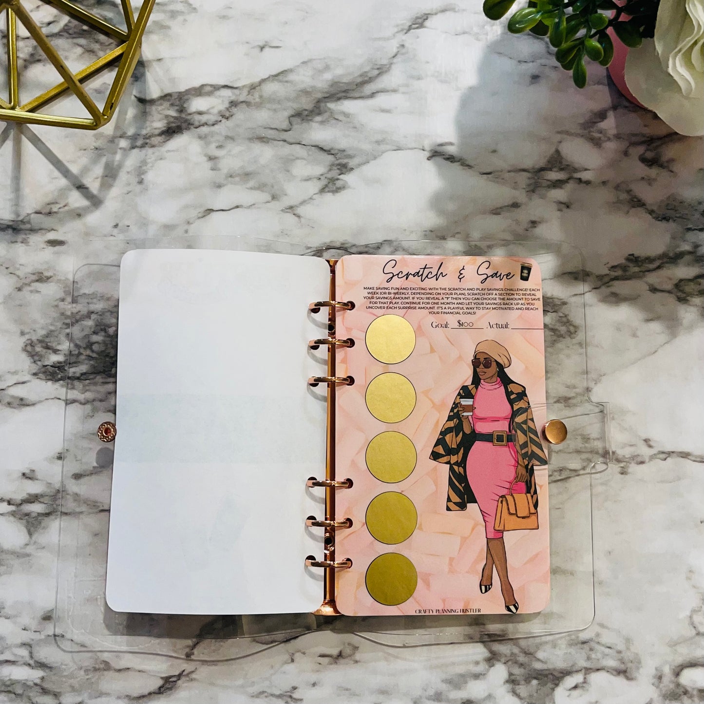 Scratch & Save - Savings Challenge Binder