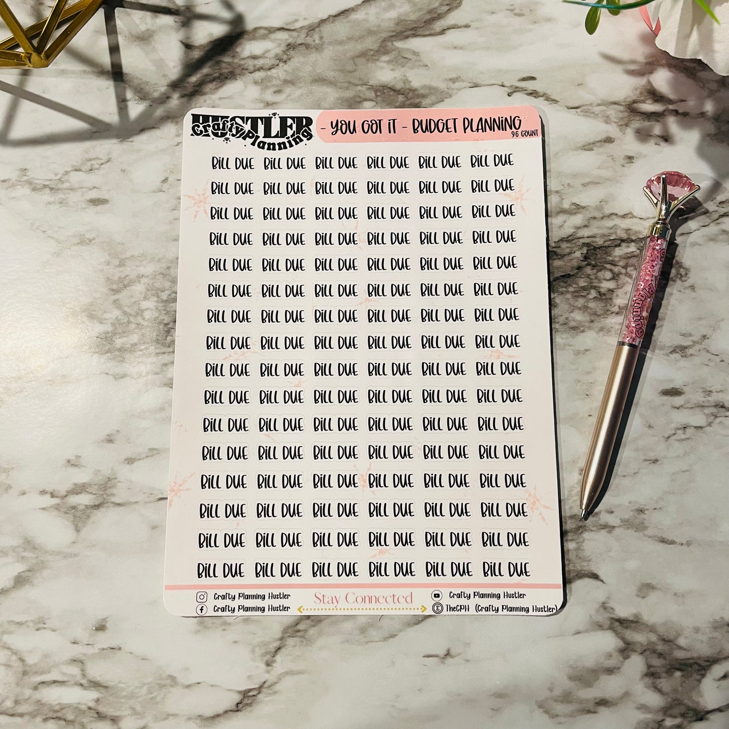 Script It - Budget Sticker Sheet Combo