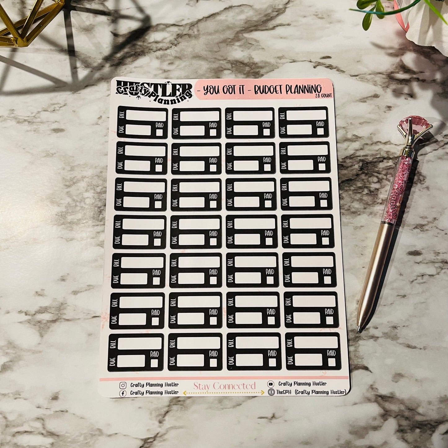 Script It - Budget Sticker Sheet Combo