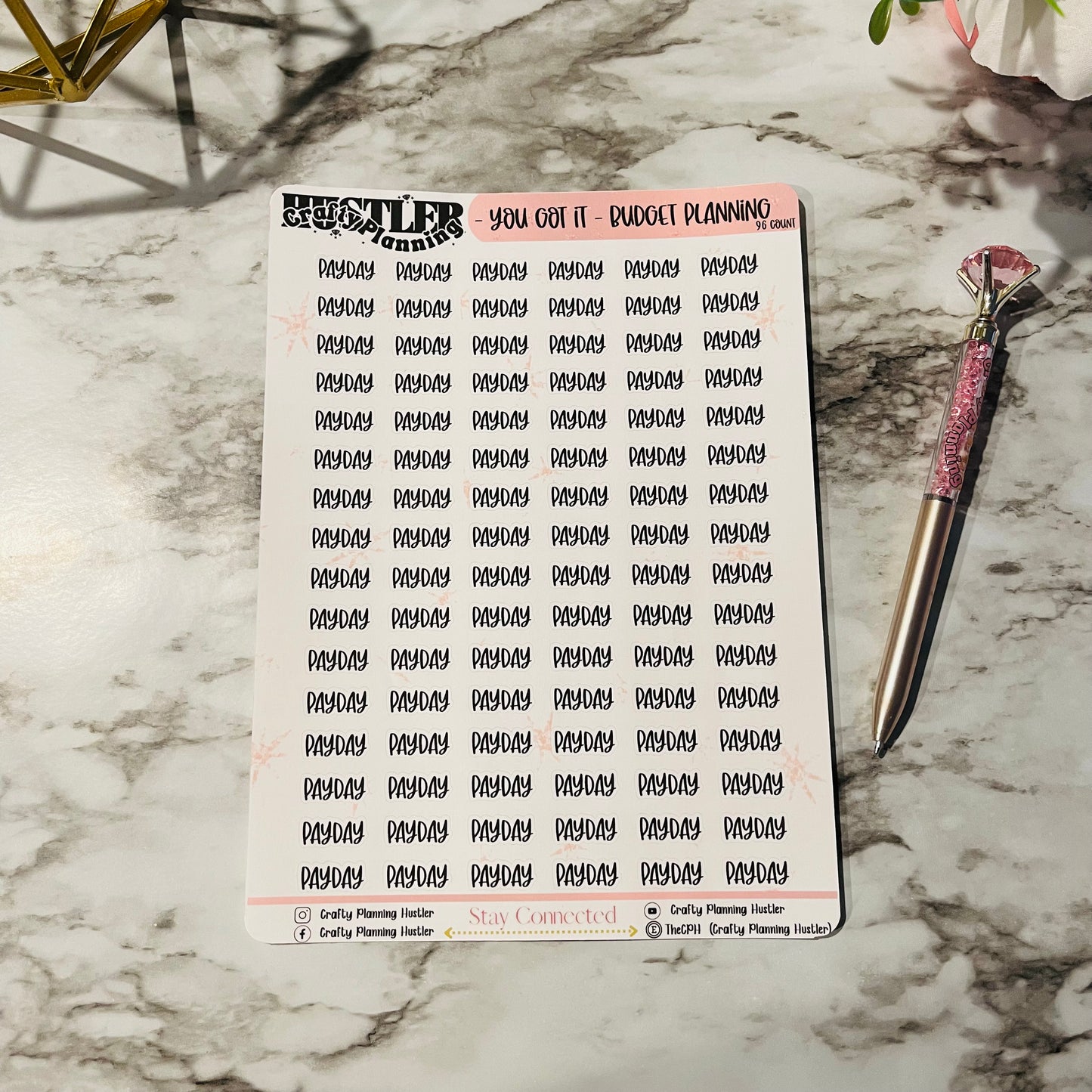 Script It - Budget Sticker Sheet Combo