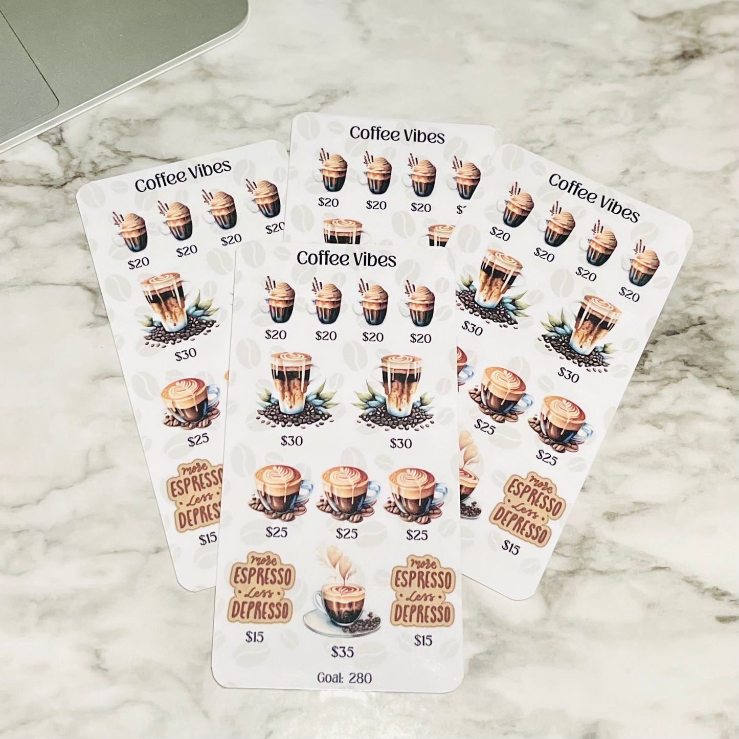 Coffee Vibes - Savings Challenge