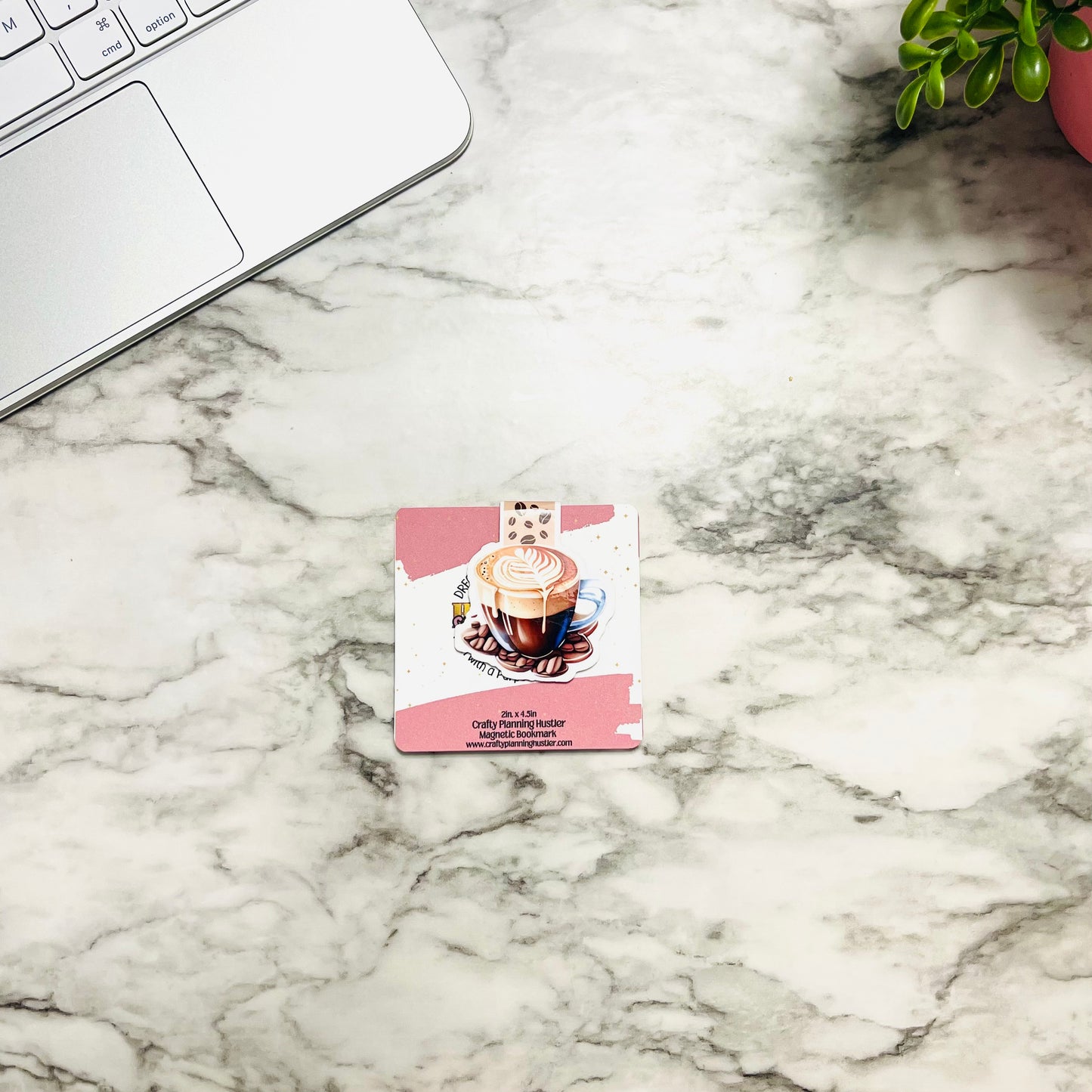 Coffee Vibes - Magnetic Bookmark