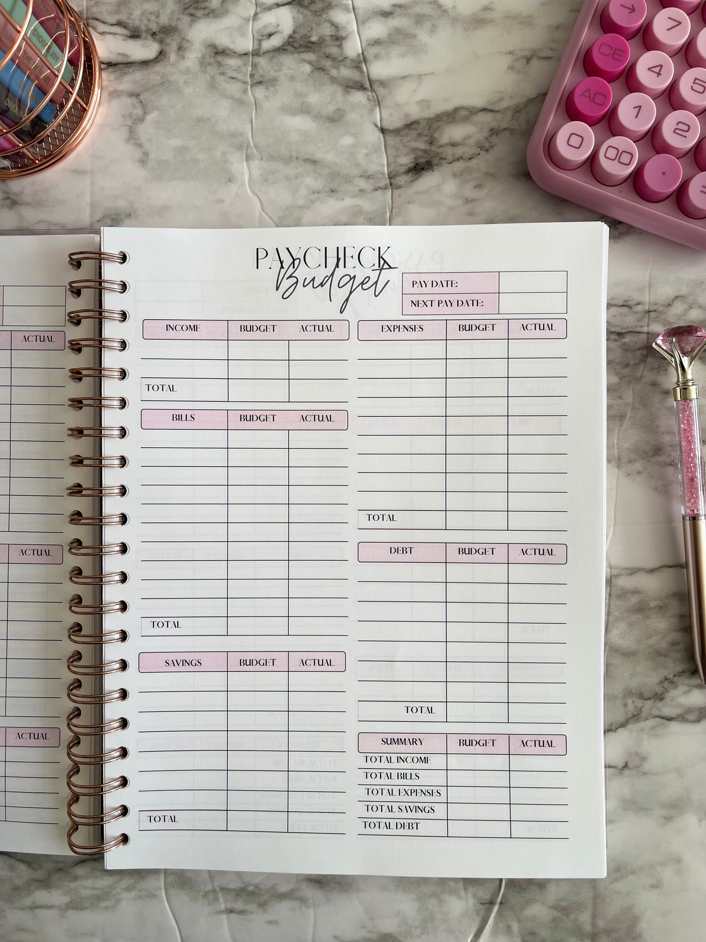Watch Your Savings Multiply - Budget Planner