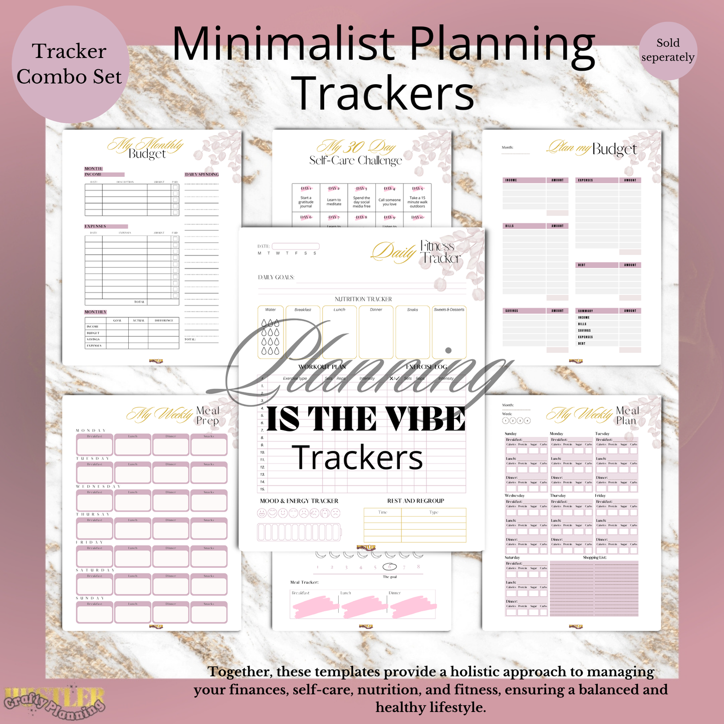 Planning Is The Vibe - Ultimate Wellness Digital Planner