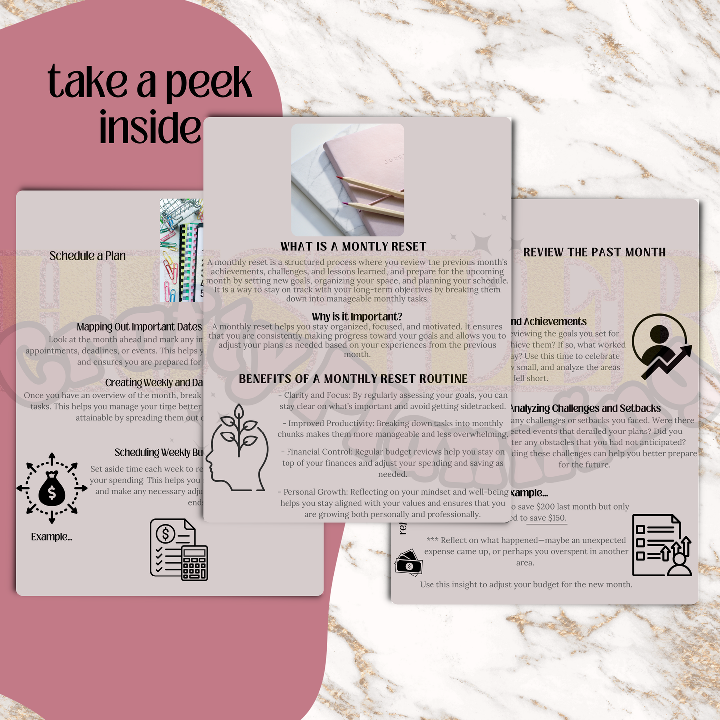 Beginner’s Guide to Creating a Monthly Routine - eBook