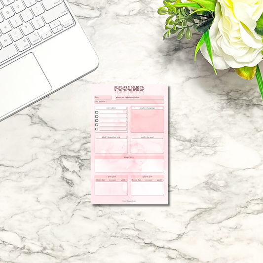 Focused Vision Planner - Notepad