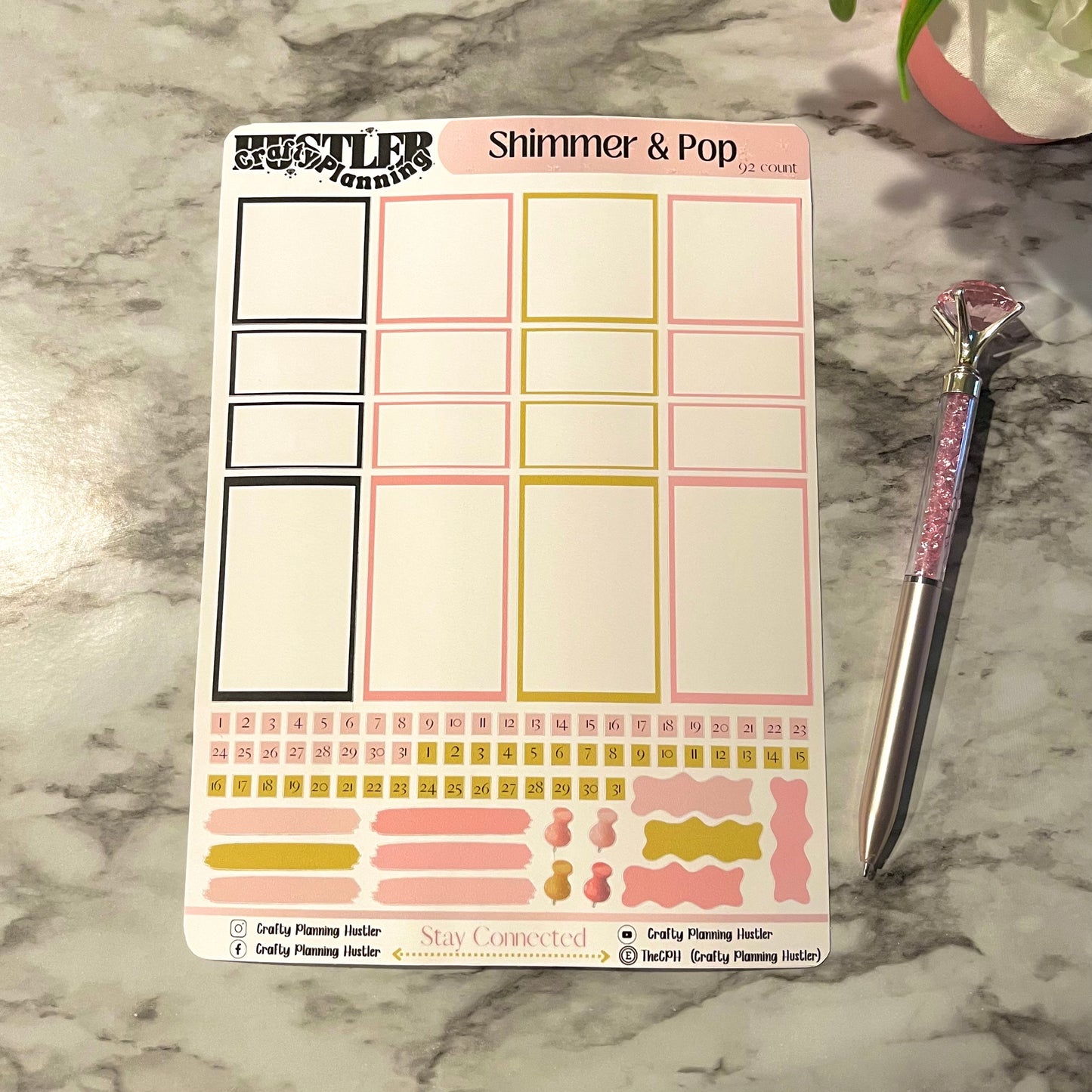 Shimmer & Pop - Sticker Sheet