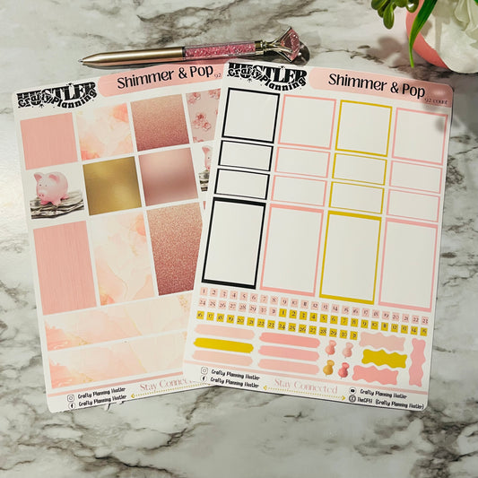 Shimmer & Pop - Sticker Sheet