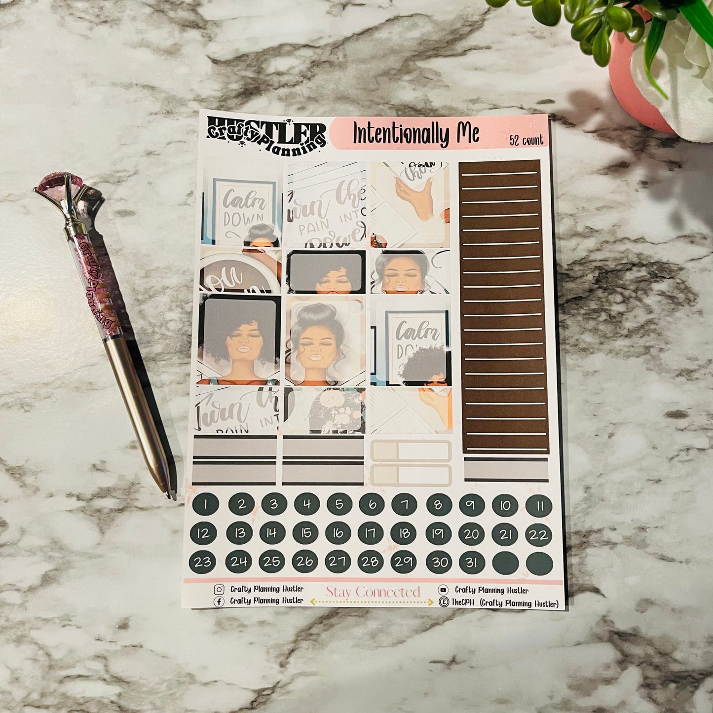 Intentionally Me - Sticker Sheet Combo