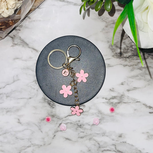 Pink Petal Keychain - Binder Charm