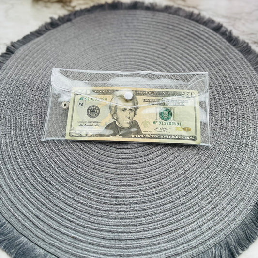 Crystal - Clear Money Pouch
