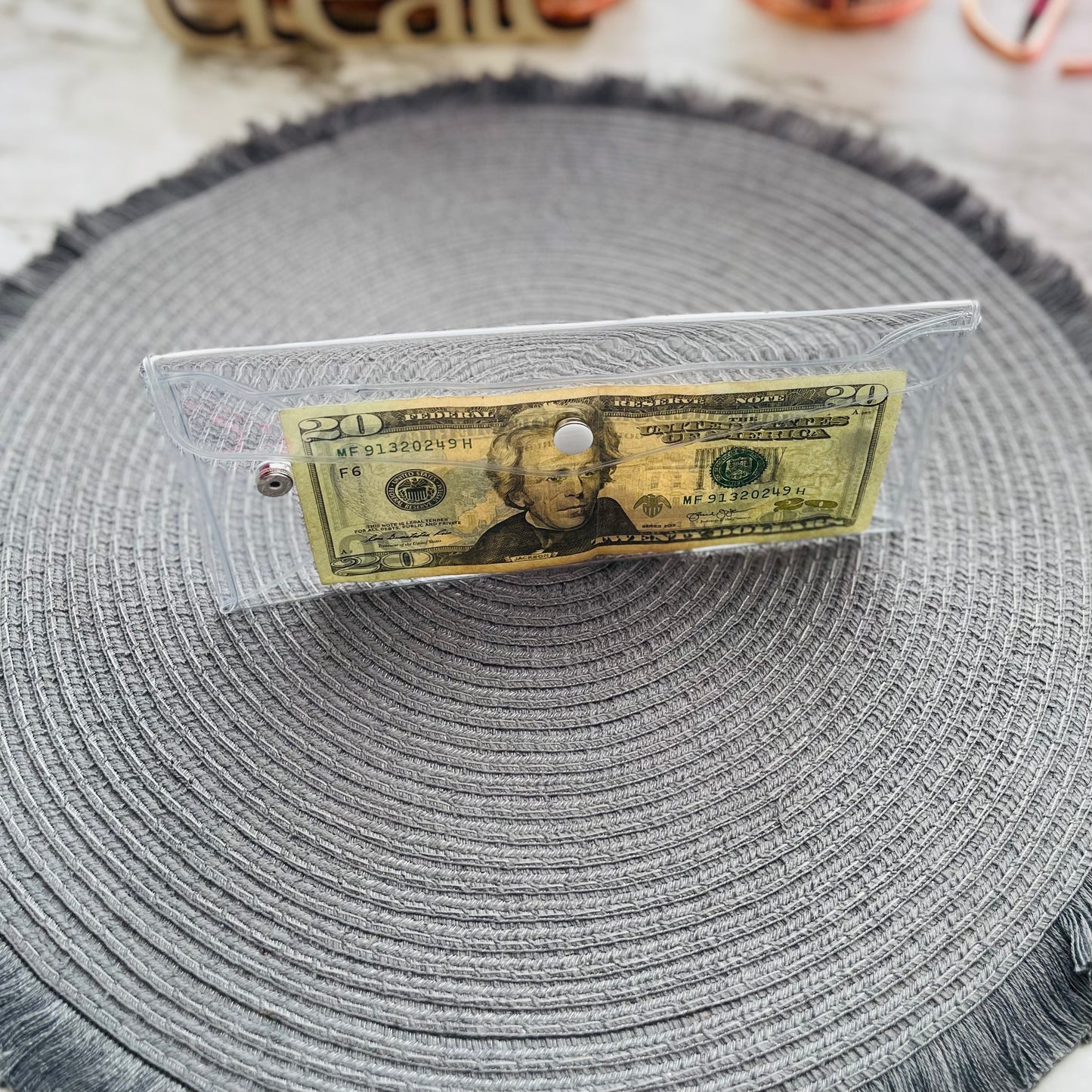 Crystal - Clear Money Pouch