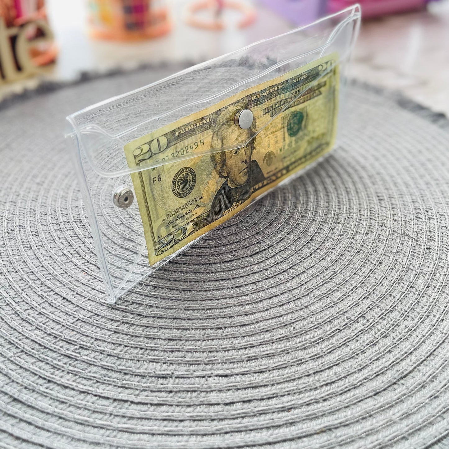 Crystal - Clear Money Pouch